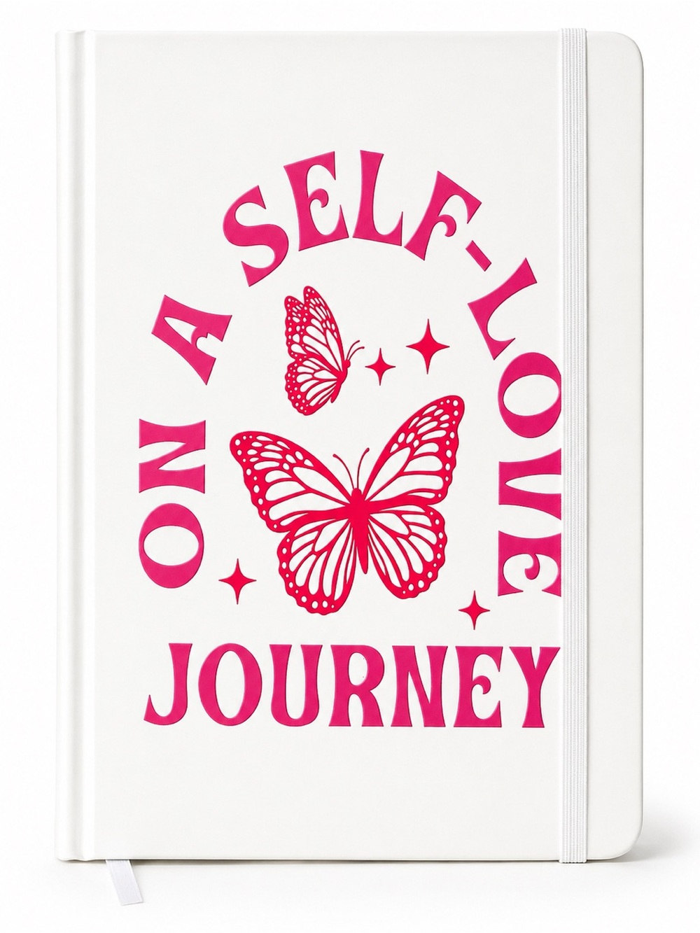 Self Love Journey A5 Hardcover Journal | Butterfly Lined Notebook | Self Care